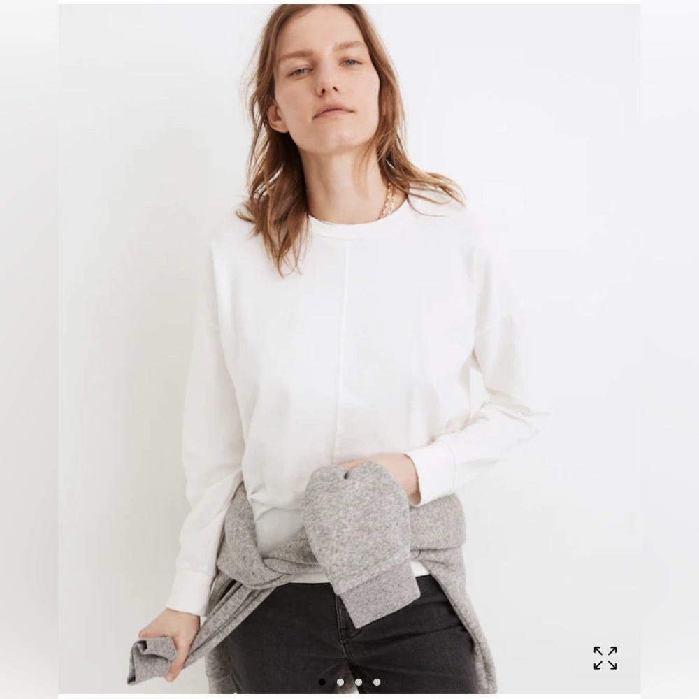 Madewell cream long sleeved
